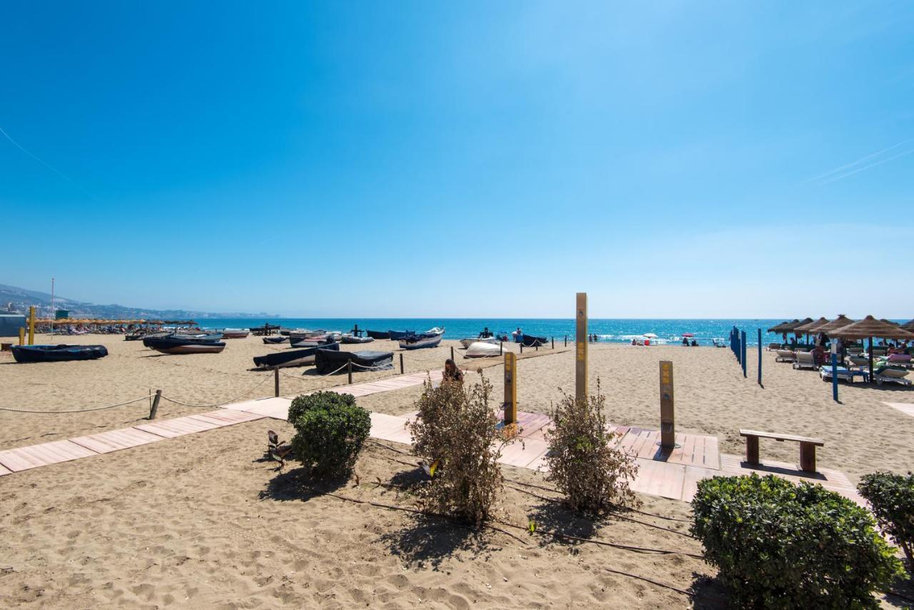 Boliches Center Apartment Next To The Beach, Parking, Pool & Terrace Фуэнхирола Экстерьер фото